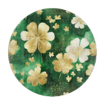 Das Green und Gold St Patrick's Day Kleeblatt
