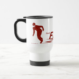 Das grelle Superheld-Namen-Logo Reisebecher