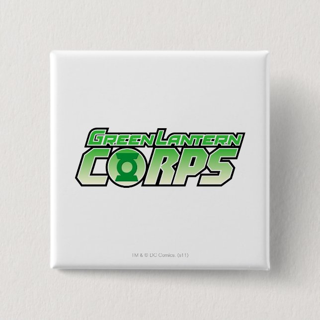 Das Gren Laternen-Korps-Logo 2 Button (Vorderseite)
