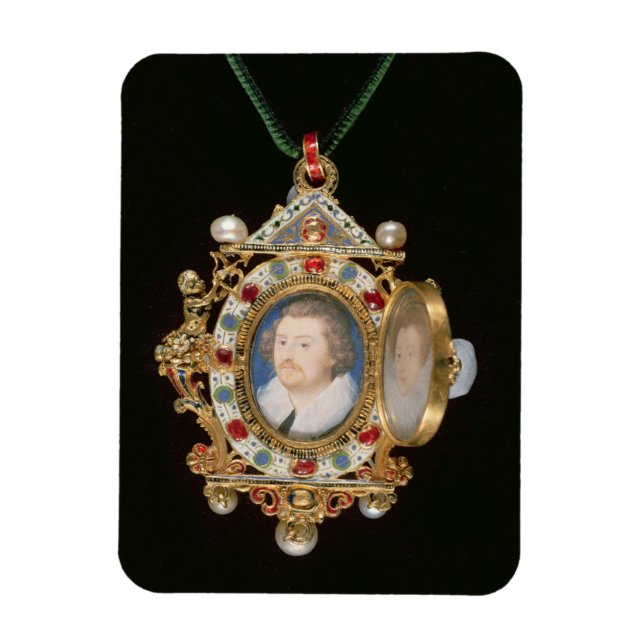 Das Gresley Jewel mit Miniaturporträts von Sir Magnet (Vertikal)