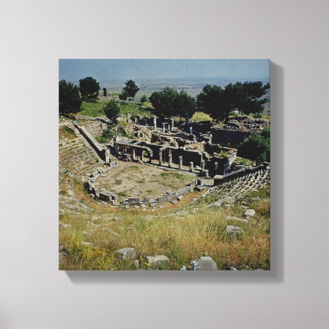 Das griechische Theater Leinwanddruck (Vorderseite)