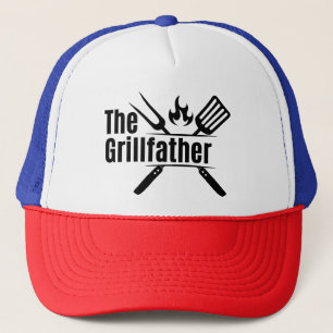 Das GrillVater-Shirt, lustiges Vater-Geschenk, Vat Truckerkappe