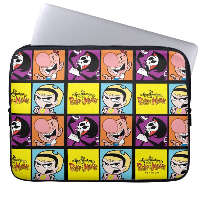 Das grimmige Abenteuer der Billy & Mandy Art Laptopschutzhülle (Vorderseite)