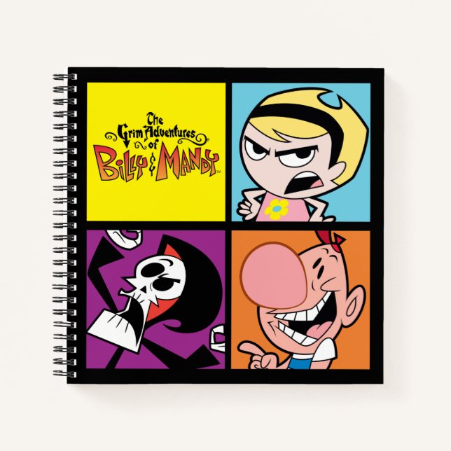 Das grimmige Abenteuer der Billy & Mandy Art Notizbuch (Vorderseite)