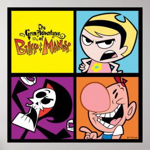 Das grimmige Abenteuer der Billy & Mandy Art Poster