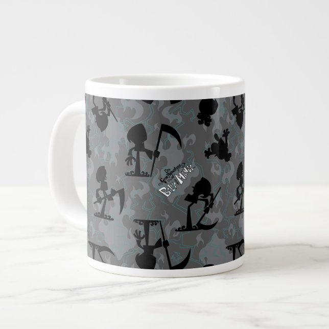Das grimmige Abenteuer des Musters Billy & Mandy Jumbo-Tasse (Vorderseite Links)