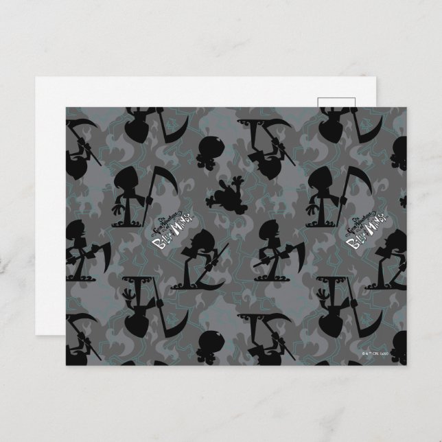 Das grimmige Abenteuer des Musters Billy & Mandy Postkarte (Vorne/Hinten)