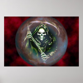 Das grimmige Sensenmann-Poster Poster