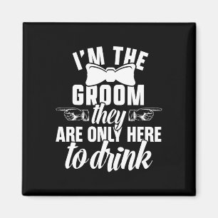 Das Groom Bachelor versorgt Party Hochzeit 1 Magnet