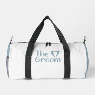 Das GROOM Light Blue White Duffle Bag