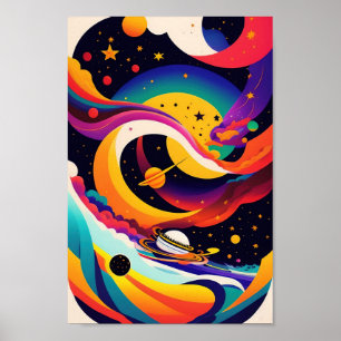 Das Groovy Universum Poster