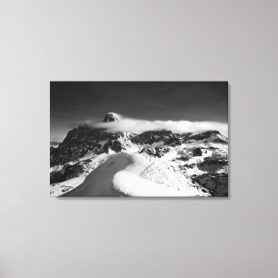 Das großartige Teton und die Kathedrale gruppiere Leinwanddruck