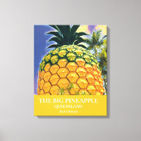 Das große Ananas Queensland Reisedrucke