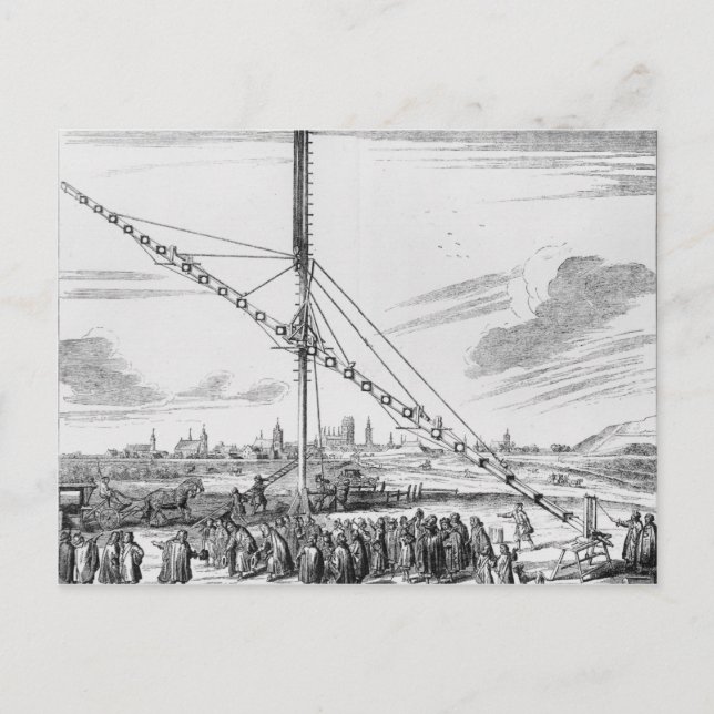 Das große astronomische Teleskop Postkarte (Vorderseite)