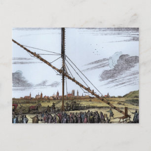 Das große astronomische Teleskop Postkarte