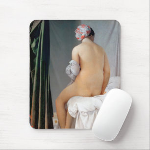 Das große Bather (sitzende Frau), Dominique Ingres Mousepad
