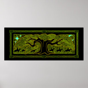 Das große Baumposter Poster