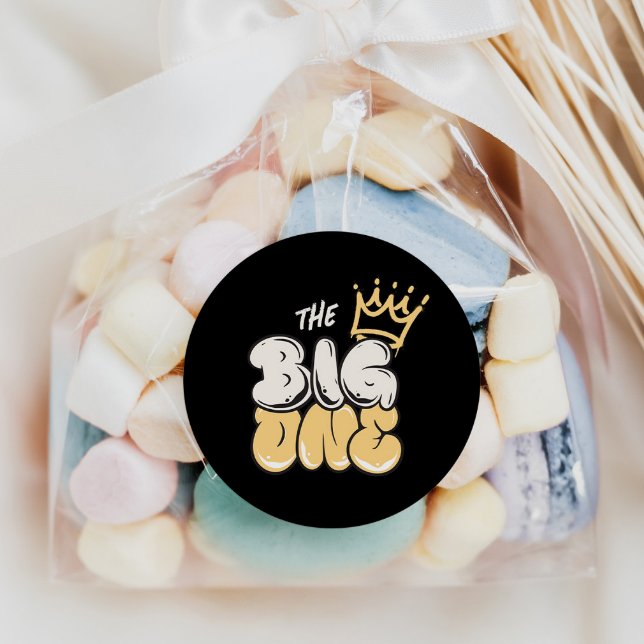 Das große | Das berühmte 90er-Party zum 1. Geburts Runder Aufkleber (Von Creator hochgeladen)