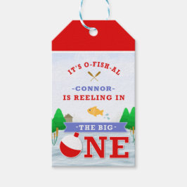 Das große farbenfrohe Angelthema 1. Geburtstag Geschenkanhänger