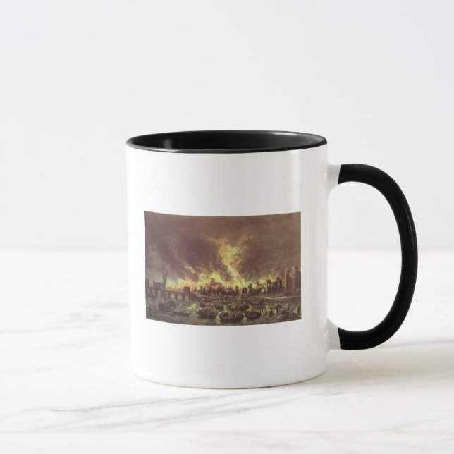 Das große Feuer von London, 1666 Tasse (Rechts)