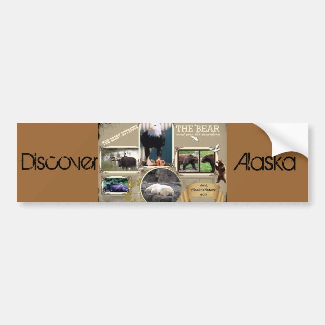 Das große Freien in Alaska Autoaufkleber (Vorne)
