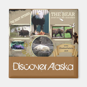Das große Freien in Alaska Magnet