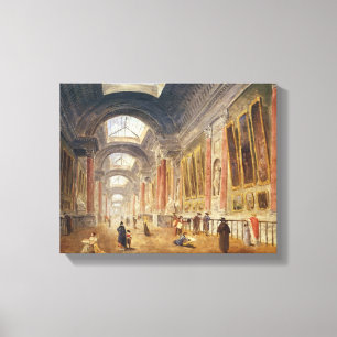 Das große Galerie des Louvre Leinwanddruck