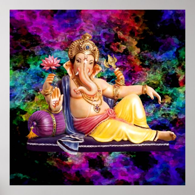 Das große Ganesh-Ganapati-Poster Poster (Vorne)