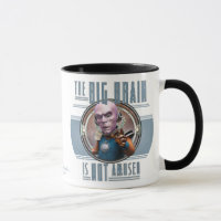 Das große Gehirn ist nicht unterhaltene Tasse