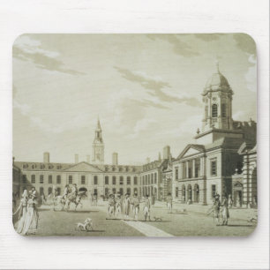 Das große Gerichts-Yard, Dublin-Schloss, 1792 Mousepad