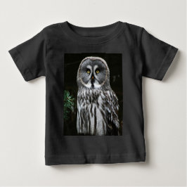 Das große graue Owl-Klima Baby T-shirt