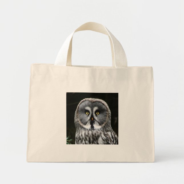 Das große graue Owl-Problem Mini Stoffbeutel (Vorne)