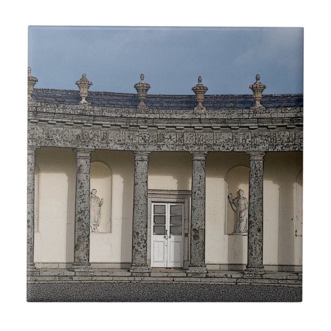 Das große Haus Fliese (Vorderseite)