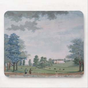 Das große Haus und der Park bei Chawton, c.1780 Mousepad