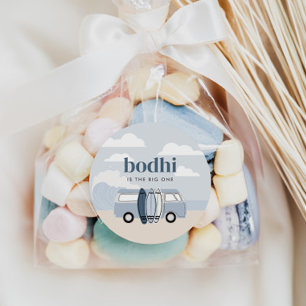 Das große Jungs-Beach-Surf zum Geburtstag Runder Aufkleber