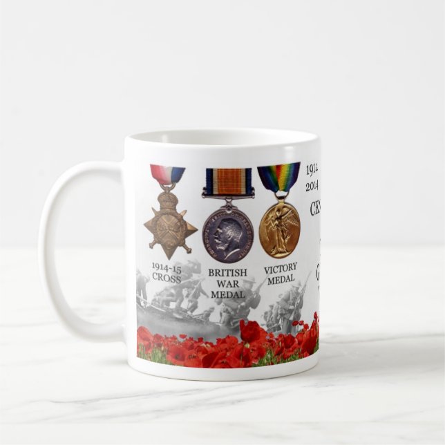 Das große Kriegsjahrhundert Tasse (Links)