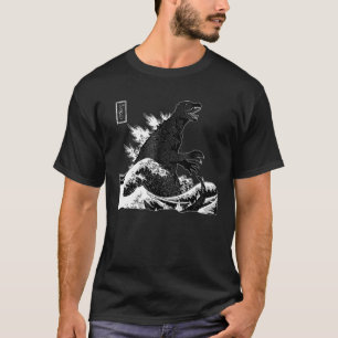 Das große Monster von Kanagawa Wave TeamGodzilla T T-Shirt