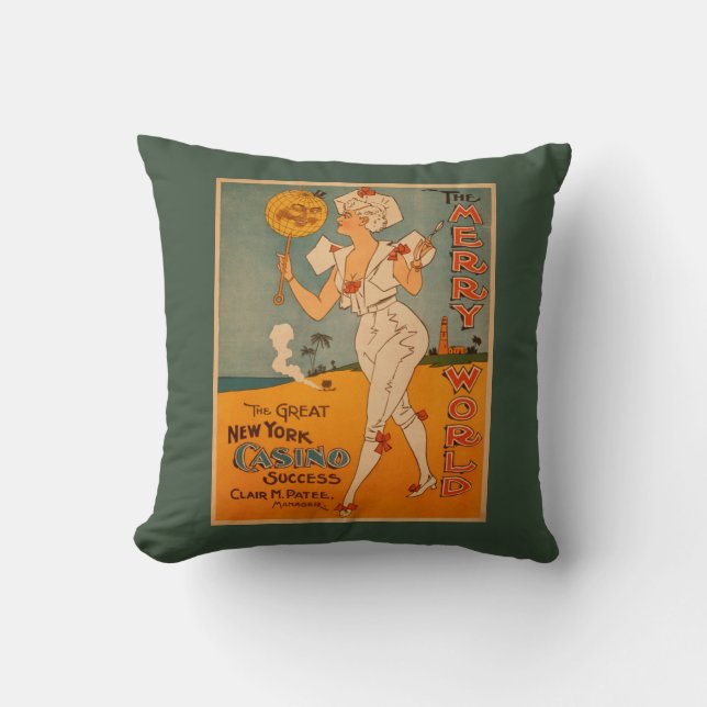 Das große New- Yorkkasino-Erfolgs-Theater Kissen (Vorderseite)