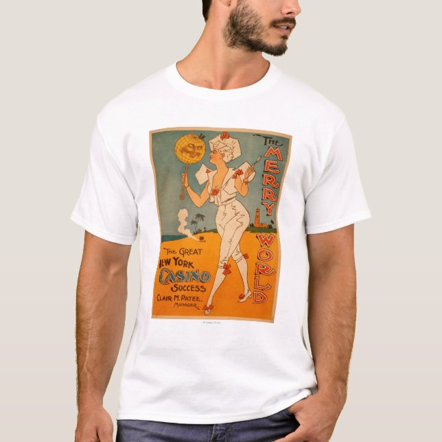 Das große New- Yorkkasino-Erfolgs-Theater T-Shirt (Vorderseite)