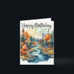 Das große Outdoor - Happy Birthday Karte<br><div class="desc">Diese einzigartige Geburtstagskarte zeigt einen lebendigen Tag im Freien. Bitte passen Sie alle verfügbaren Optionen nach Ihren Wünschen an.</div>