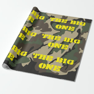 Das große Papier der Camouflage Geschenkpapier