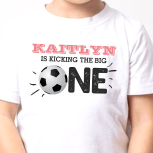 Das große Problem   Fußball 1. Geburtstag Baby T-shirt