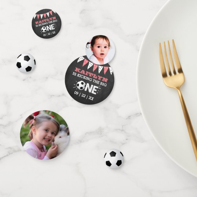 Das große Problem | Fußball 1. Geburtstag Konfetti (Gruppe)