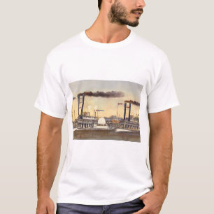 Das große Rennen auf dem Mississippi_Engravings T-Shirt