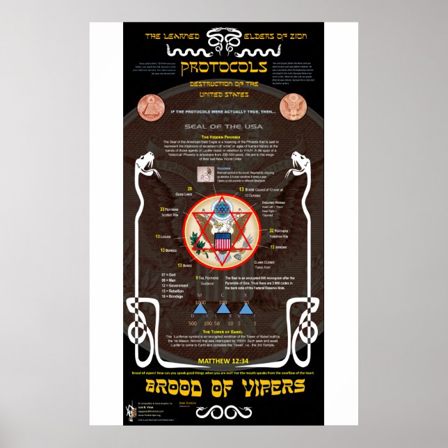 Das Große Siegel der USA -1 Poster (Vorne)