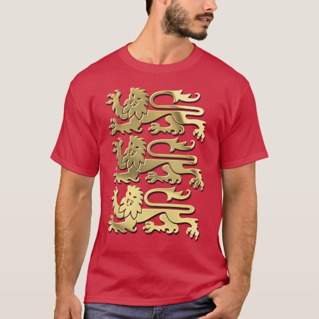 Das große Siegel König Richard I von England T-Shirt (Vorderseite)