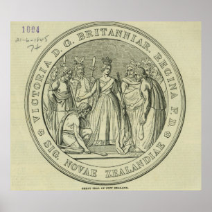Das große Siegel Neuseelands Poster
