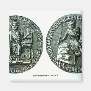 Das große Siegel von Edward I Magnet