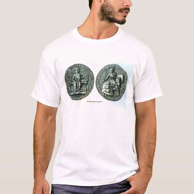 Das große Siegel von Edward I T-Shirt (Vorderseite)