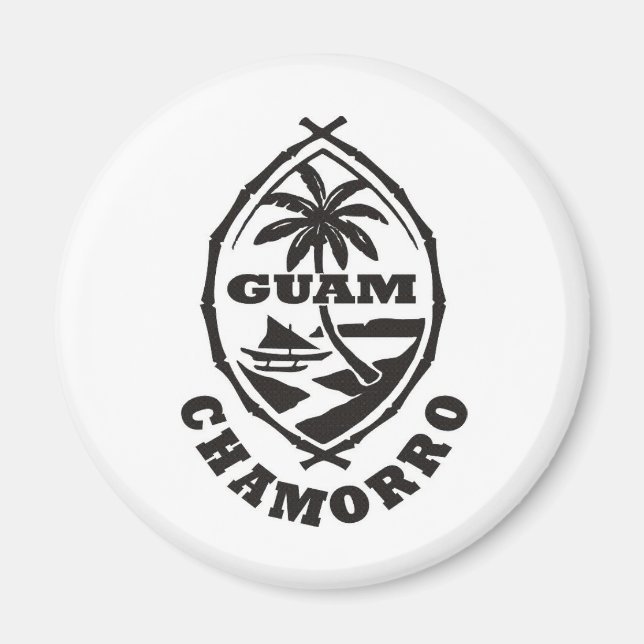Das große Siegel von Guam Magnet (Vorne)